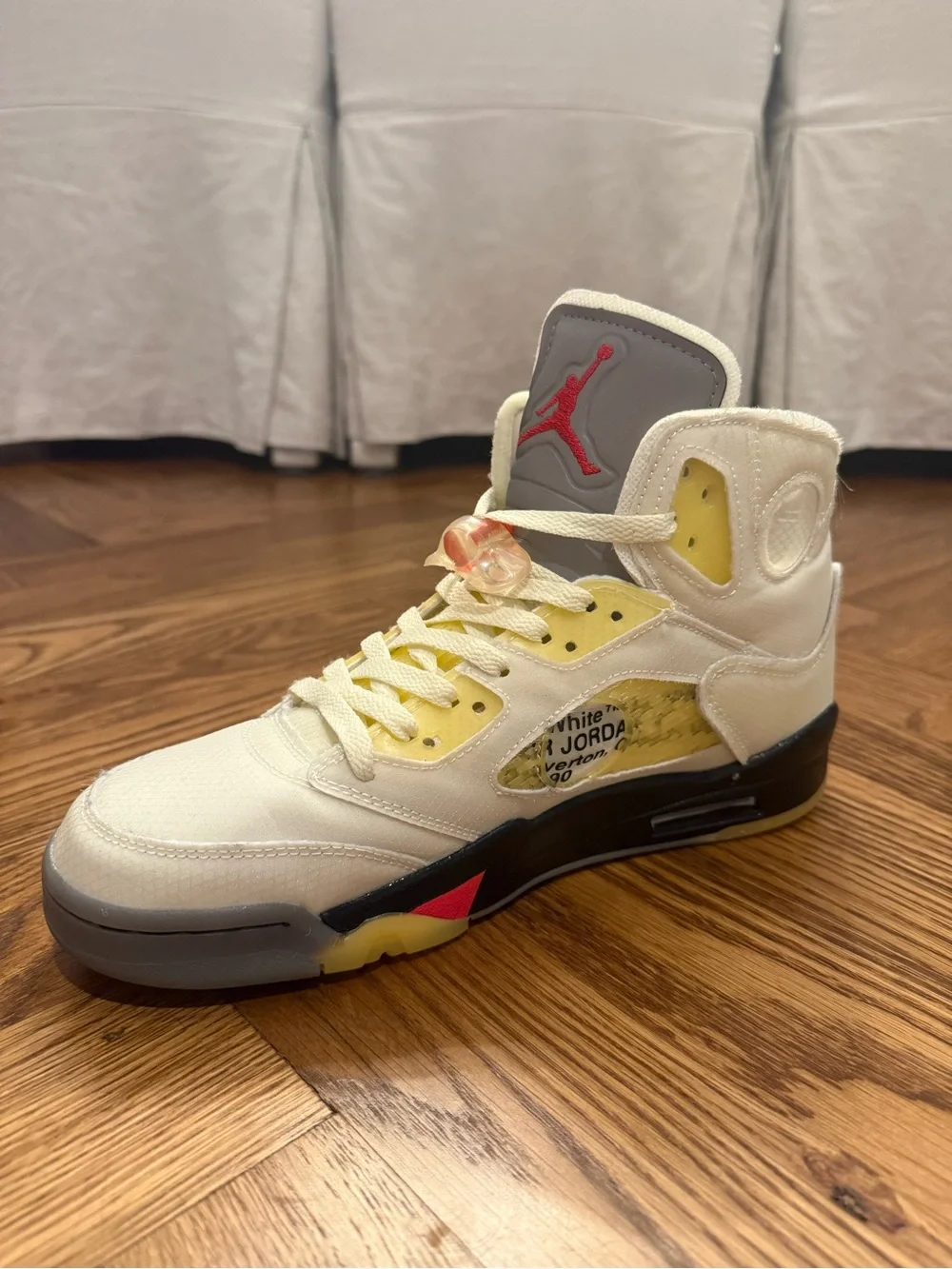 Off-White Jordan 5 Retro High-Top Sneakers